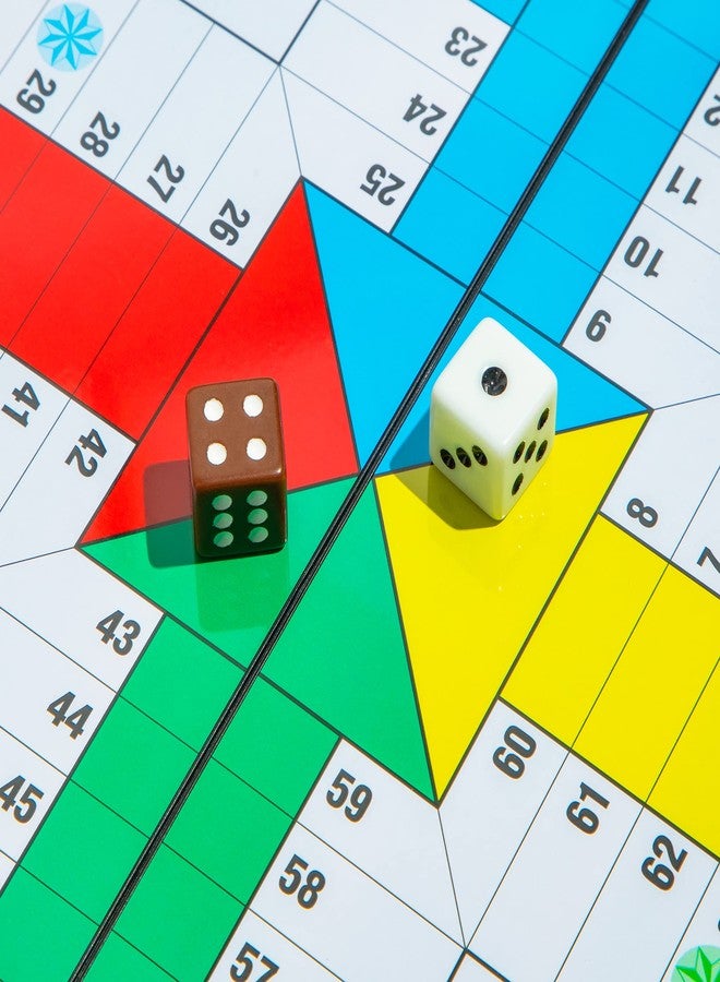 Black long Di fang Ludo Magnetic Folding Travel Board Game Set - 9.75 Inches - Image 5